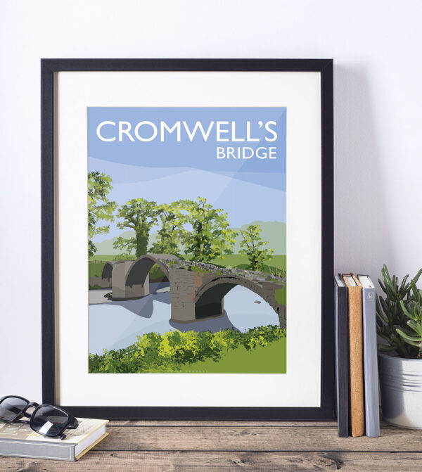 Cromwells Bridge Art Deco Print