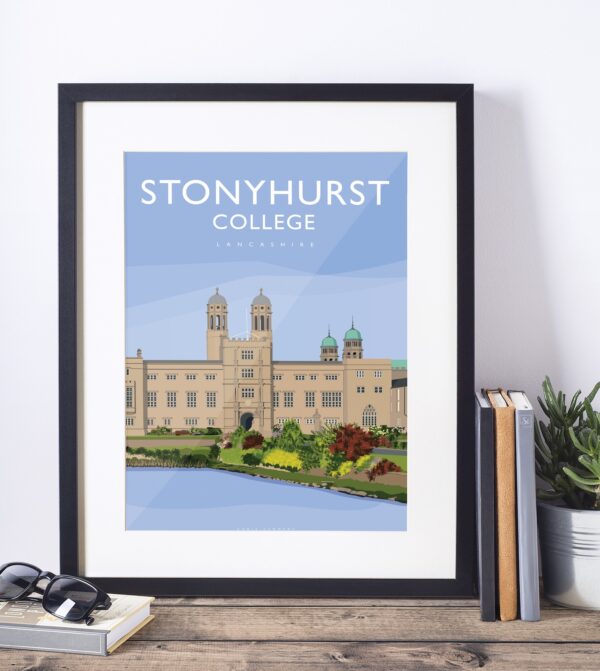 Stonyhurst College in Lancashire Art Deco Print